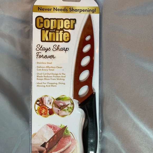 Copper color nonstick knife - Picture 2 of 5